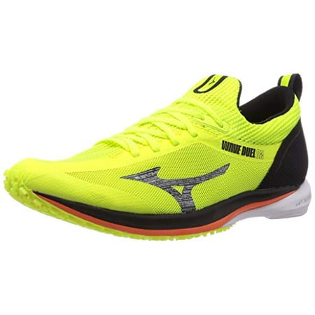 

[Mizuno] Running Shoes Wave Duel 2 Men s Flash Yellow x Black x Orange 25.0 cm 3E
