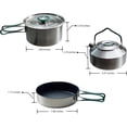 thumbnail image 2 of Stainless Steel Camping Cookware Set, 2 of 8