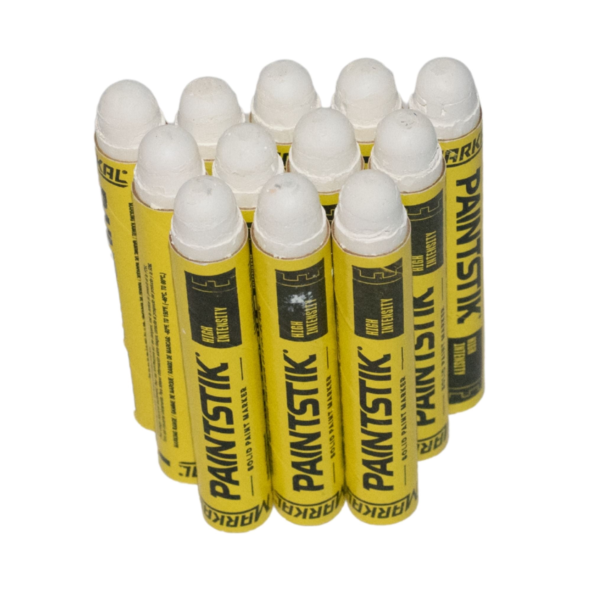 Markal White E Paintstiks - High Intensity Solid Paint Marking Crayon - Multi-Surface - Fast Drying - Wear & Water Resistant For Dimly Lit Areas – Dozen
