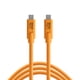 thumbnail image 1 of Tether Tools Tetherpro Cable Usb-C A Usb-C | Para Suministro De Energía, Transferencia Rápida Y Conexión Entre La Cámara Y La Computadora | Naranja De Alta Visibilidad | 10 Pies (3 M), 1 of 1