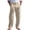#01Khaki, variant on Men's Linen Pants Lightweight Drawstring Elastic Waist Pockets Loose Fit Straight Legs Summer Beach Yoga Blue 3XL
