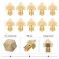 thumbnail image 3 of 6 Pcs 3d Printers Accessories 3d Printer Thread Prints Nozzles 3d Printer Parts 3d Printer Nozzle, 3 of 4