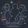 thumbnail image 3 of Disney - Mickey Mouse - Bon Voyage on the Cruise - Men's Crew Neck Fleece Pullover, 3 of 5