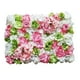 thumbnail image 1 of Panel de flores artificiales de seda rosa para pared, para Navidad, bodas y fiestas. Verde, 1 of 7