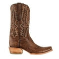 thumbnail image 3 of Corral Western Boots Mens 12" Embroidery Square Toe Brown A4229, 3 of 5