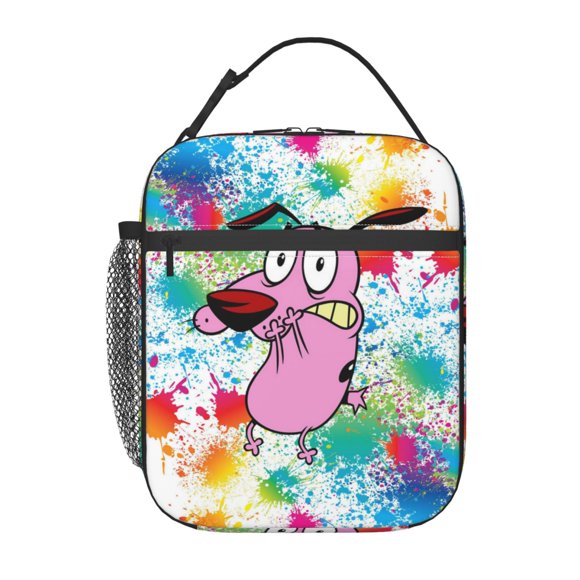 Courage The Cowardly Dog Lunch Bag Portable Lnsulation Lunch Box-SYS497
