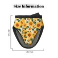 thumbnail image 3 of Vsdgher Green Leaf Sunflower Non-Slip Mini Oven Mitt Set, Short Oven Mitts for Baking Grilling Barbecue Microwave, 5.9"x5.9"in, 3 of 7