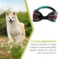 thumbnail image 1 of Colliers pour Chiens Noeuds Papillon Réglable Sangle Mode Collier pour Chien Durable Animaux de Compagnie Toilettage Accessoires Décorations Boucle Vêtements Chiot Chats Festival plaid, 1 of 7