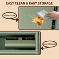 thumbnail image 4 of Food Warming Mat, 8S Rapid Heating Warming Pad for Food with 9 Temperature Settings & Timer, Roll Up Warming Trays for Buffets Parties Family, Green, Large, 4 of 7