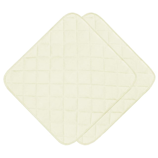fastboy Coussins Réutilisables pour Fauteuils Roulants Protection Douce pour Sièges Scooters Aînés Beige 56x53cm 1Set