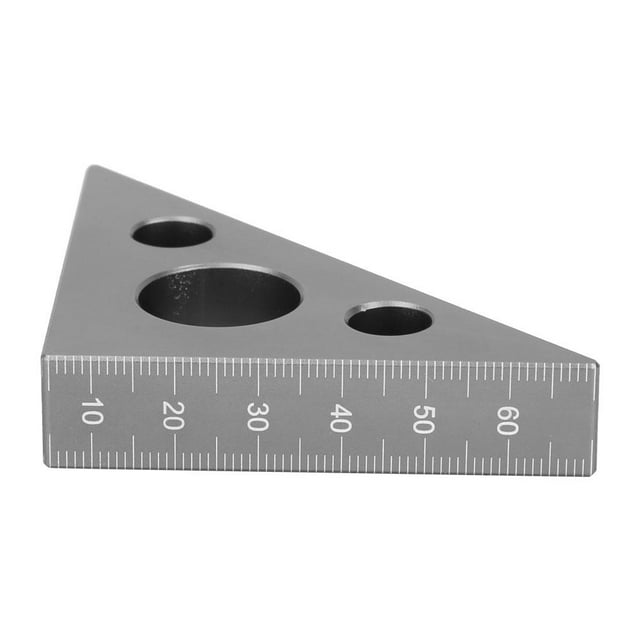 Dioche en Alliage d'Aluminium Règle de 90 Degrés, Règle à Angle Droit, pour Charpentier Fournitures Construction Règles Menuiserie Carrés Outils de Charpentier