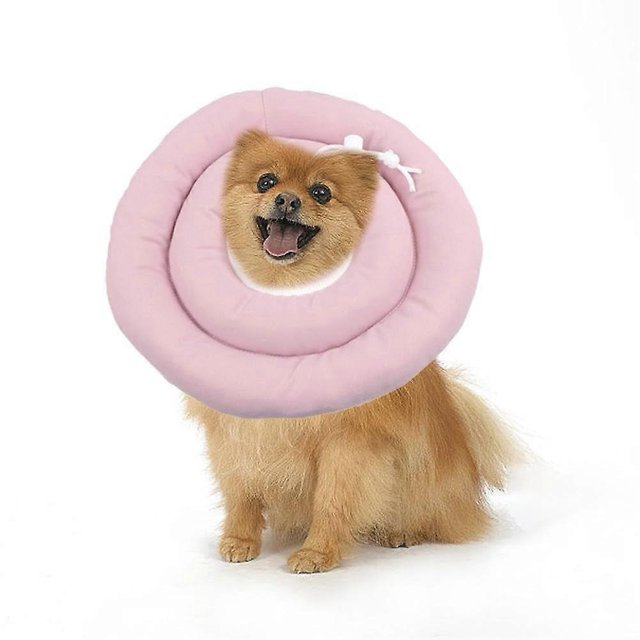 Adjustable Dog Cone, Soft Dog Cone Alternative After Surgery, Protective Dog Recovery, Waterproof Recovery Dog Collars rose 3XL