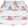 Capybara Skate Snowflake Pattern Athletic Skirt with Pockets and Built ...