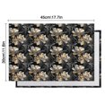 thumbnail image 5 of Pioneer Flower Floral Print Pattern Summer Placemats Table Placemats Set Of 6-Linen Kitchen Washable Placemats Table Mats 12x18 Inch Non-Slip Heat Resistant, 5 of 5