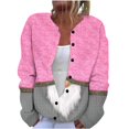 thumbnail image 2 of Puntoco Blusa Estampada De Moda Para Mujer, Blusa De Manga Larga, Sudadera Con Bolsillos Y Capucha, 2 of 5