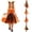 e-Black, variant on 3PCS Pumpkin Halloween Dresses Kids Girls Princess Birthday Party Dress up Outfit with Headband Bags Set 2T