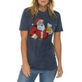 thumbnail image 3 of Plus Size Santa Brew Graphic Design Vintage Crewneck Tee - Vintage Denim 2XL, 3 of 4