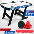 thumbnail image 7 of Seydrey 54inch Folding Air Hockey Table with LED Scoring, 12V Motor, Gaming Set, 2 Pushers, 4 Pucks, 7 of 7