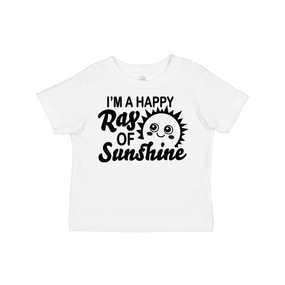 Inktastic Im a Happy Ray of Sunshine with Happy Sun Boys or Girls Toddler T-Shirt