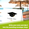 thumbnail image 3 of Graduation Cards 2026 – Thank You Card - Cute & Stylish Greeting, Appreciation, Celebratory Greeting Card | 4.25 x 5.5” When Folded (A2 Size) | 80lb Cover (216gsm) | 25 per Pack (Class of 2026), 3 of 6