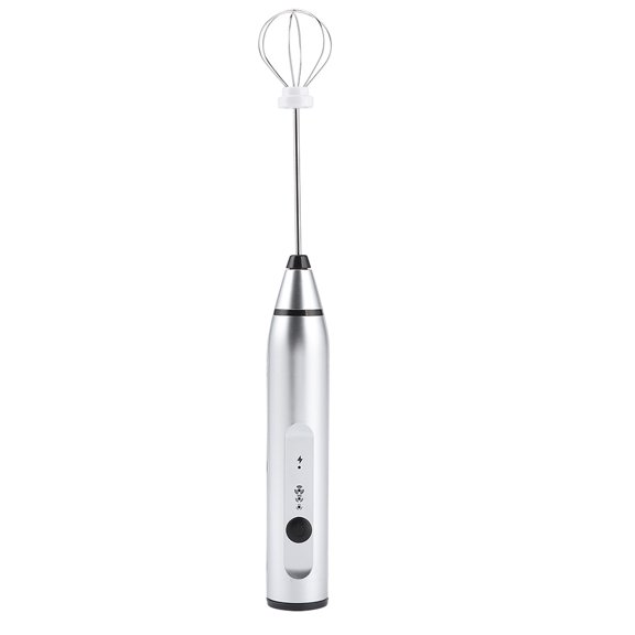 Intelligent USB Convenient Egg Beater, Milk Frother, Cafe Shop For Home Silver
