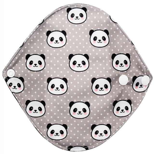 Safeglitz Serviettes Hygiéniques Réutilisables en Bambou - Serviette Hygiénique Lavable