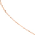 thumbnail image 4 of 14K Rose Gold Women's 20" 1.05mm Chinese Rope Chain Necklace, 4 of 4