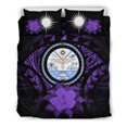 thumbnail image 1 of Marshall Island Purple Hibiscus Bedding Set, 1 of 7