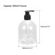 thumbnail image 2 of Juego de dispensadores de jabón Uxcell - Dispensador de jabón de plástico de 17 oz con bomba para cocina y baño, 3 paquetes claros, 2 of 5