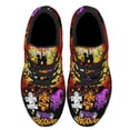 thumbnail image 2 of Trick Or Treat Halloween Autism Shoes Sneakers for Women Men Black Size 6, 2 of 7