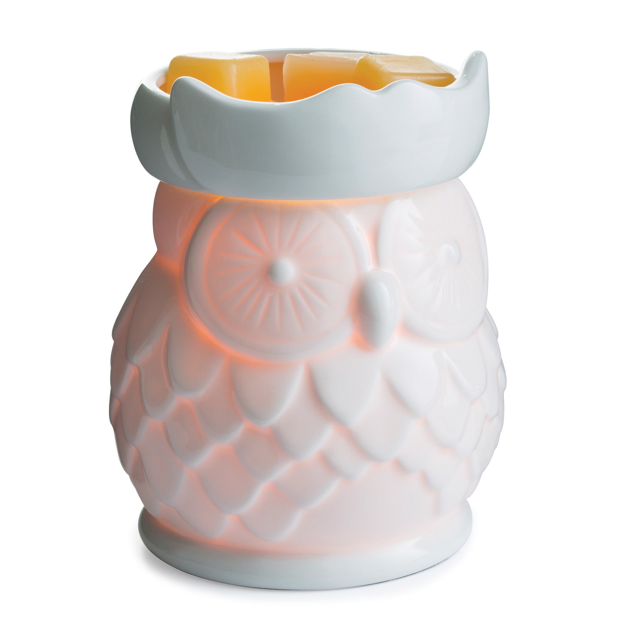 Porcelain Owl Illumination Fragrance Warmer by Candle Warmers Etc