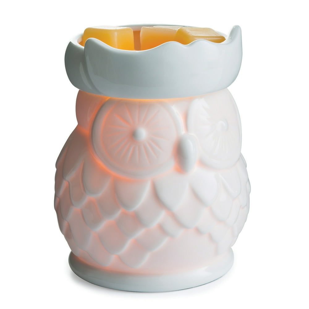 Porcelain Owl Illumination Fragrance Warmer by Candle Warmers Etc
