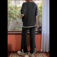 thumbnail image 4 of Pantalón de Punto de Corta, Traje Negro, Talla L, 4 of 7