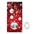 thumbnail image 2 of Gnmfd Christmas Door Cover Decoration 35"x71" Holiday Fabric Front Door Wrap for Xmas Party Celebration Classroom Winter Door Decor Holiday Christmas Gift Blanket Storage Throw Blanket, 2 of 9