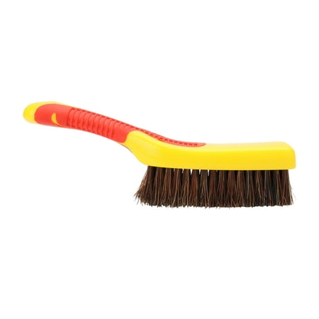 

NUOLUX Cleaning Brushes Pig Bristles Polish Brush with Silicone Handle Cleaning Tools