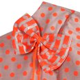 thumbnail image 6 of Little Girls Red Bow Accent Dotted Dress 2, 6 of 7