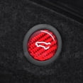 thumbnail image 2 of COOLHOOD Carbon Fiber Trunk Button Cover For Car Sporty Design Protects Button Series Racing Aesthetic, 2 of 3