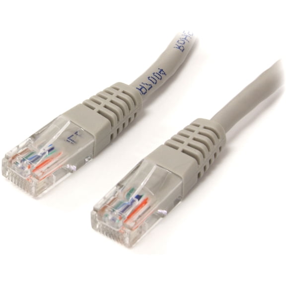 StarTech 7 ft Gray Molded Cat5e UTP Patch Cable - Gray