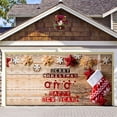 thumbnail image 3 of hirigin Christmas Background Cloth, Outdoor Garage Door Tapestry Cloth Holiday Party Hanging Decoration, 3 of 7
