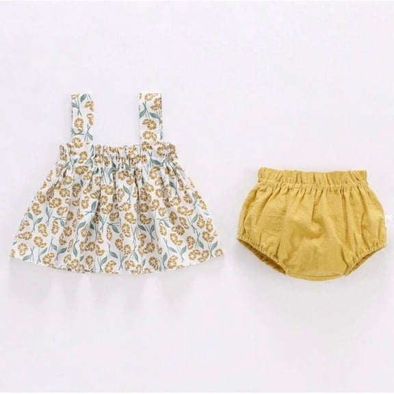 Girls Casual Summer Breeze Linen Sets.
