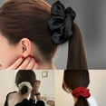 thumbnail image 4 of Hair Scrunchies Ponytail Holders-Elastic Hair Bands for Hair|Satin Scrunchies for Girls|Stylish Satin Hair Ties for Women|Cute Satin Hair Accessories for Girls Women and Ladies，5Pcs(Random Color), 4 of 7