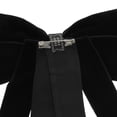 thumbnail image 2 of Unique Bargains Bowknot Ribbon Bow Brooch Neck Tie Black Grey Crystal, 2 of 6
