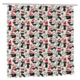 thumbnail image 2 of Shower Curtain, christmas cat Washable Shower Curtain for Bathroom, Waterproof Bathroom Shower Curtain Set with Hooks Long Shower Curtain 72x72in Home Decor, 2 of 7