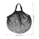 thumbnail image 2 of Uxcell Bolsa de Malla de Algodón, 15x13.8" Bolsas de Red Reutilizables para Compras Organizador Negro, 2 of 6