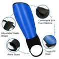 thumbnail image 3 of TFixol HTB15 Honeycomb Soccer Shin Guards with Ankle Protection, Black (M) - Impact-Resistant PP Shell & Foam Cushioning for Optimal Shin and Ankle Safety During Matches., 3 of 6