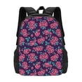 thumbnail image 3 of Balery Rose Flowers Backpack for Men and Women - Durable 600D Oxford Cloth -Large Capacity, Water-Resistant School, Travel, and Hiking Bag, 3 of 9