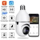 thumbnail image 1 of Cámara con bombilla panorámica WiFi 360 Cámara de seguridad 1080P con WiFi de 2,4 GHz Visión panorá Abanopi Cámara de seguridad, 1 of 7