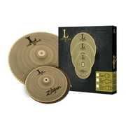 Zildjian LV38 L80 Low Volume 3-Cymbal Pack - 13" Hi-Hat Pair, 18" Crash/Ride