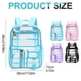 thumbnail image 3 of Halloween Decorations Bedroom Clear Backpack Transparent Backpacks Stadium Approved Women Men Students Transparent Backpack With Large Capacity Pattern PVC Stadium Proof, 3 of 6