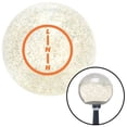 thumbnail image 1 of American Shifter  Orange Transfer Case No.2 Clear Metal Flake Shift Knob with M16 x 1.5 Insert Shifter, 1 of 1